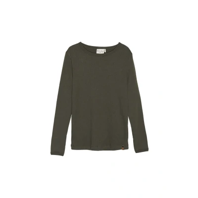 Abbildung von Minymo Langarmshirt für Kinder, Größe: 110, Olive night