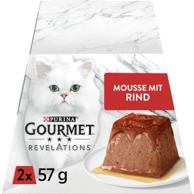 Abbildung von Gourmet Purina Revelations Mousse mit Rind, 24er Pack (24 x 57 g)