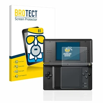 Abbildung von BROTECT Entspiegelungs Schutzglas für Nintendo DS LITE Schutz Folie Panzerfolie Glas Matt [Extrem Kratzfest 9H, Anti Reflex, Fingerprint]