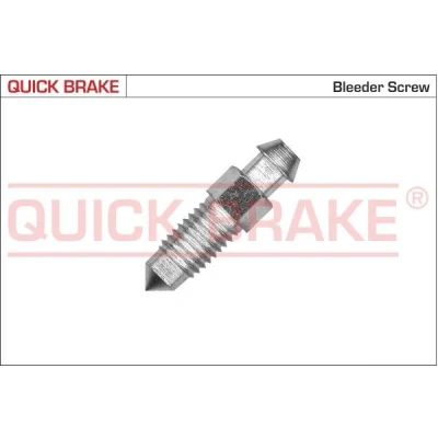 Abbildung von QUICK BRAKE 0053X Entlüfterschraube/ ventil PEUGEOT: 207 Schrägheck, 206 TOYOTA: Aygo, CITROËN: C1 I
