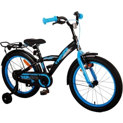 Abbildung von Volare Kinderfahrrad Thombike Jungen 16 oder 18 Zoll bis 60 kg 85% zusammengebaut, Luftbereifung, Stahlfelgen mit verstellbaren Speichen, 4 7 Jahre