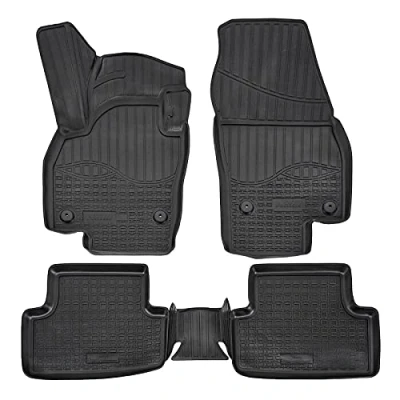 Abbildung von Norm Liners 3D Gummimatten Auto Matten Fussmatten Kompatibel mit T Cross ab 2018, Rand cca 4cm, Allwetter, 4Tlg, Premium Qualität