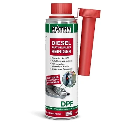 Abbildung von MATHY DPF Partikelfilter Reiniger Diesel (300 ml) hochwirksamer Systemreiniger für Dieselmotoren Additiv