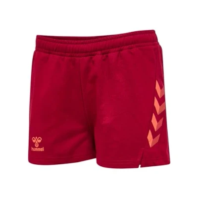 Abbildung von Hummel Offgrid kurze Sporthose, Damen, Größe: 40, Rhubarb/nasturtium