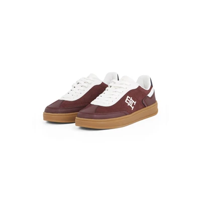 Abbildung von Tommy Hilfiger Heritage Sneaker low, Damen, Größe: 37, Burgundy/ecru Schuhe