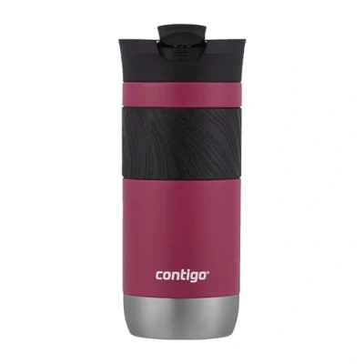 Abbildung von Contigo Byron 2.0 Thermobecher, Edelstahl Isolierbecher mit Snapseal Verschluss, Kaffeebecher to go, 100% auslaufsicher, spülmaschinenfester Deckel, BPA frei, hält bis zu 6 Stunden warm, 470 ml