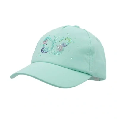 Abbildung von maximo Mini Girl Cap, Butterfly Multicolor, Klettverschluß 49/ 51 hellazur