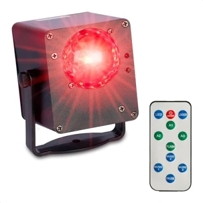 Abbildung von Ibiza TINYLED RGB Astro LED Lichteffekt Box 3 x 1W Batteriebetrieben Effekt Festliches Ambiente Decken und Wandbeleuchtungseffekt
