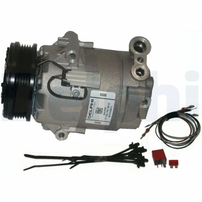 Abbildung von DELPHI TSP0155458 Kompressor 6CVC13 PAG 46 mit Kompressoröl OPEL: Astra H Schrägheck, Caravan, Zafira B