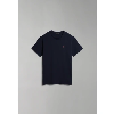 Abbildung von Napapijri Salis Tshirt basic, Herren, Größe: Small, Blu marine