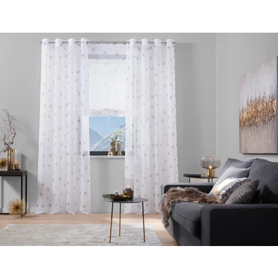 Abbildung von my home Gardine &quot;Stern&quot;, (1 St.), Transparent, Voile, Polyester