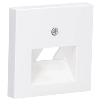 Abbildung von Gira 27003 Zentralplatte 55 x mm für UAE/IAEST55 reinweiß glänzend Anschlußdosen, 027003