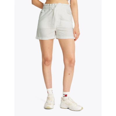 Abbildung von Tommy Jeans Shorts, Damen, Größe: XS, Ecru