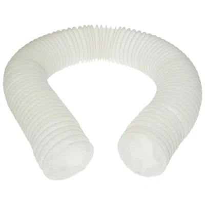 Abbildung von Electruepart Blauberg UK BLAUFLEX PVC/102/3 Wäschetrocknerschlauch, weiß, 100 mm x 3 m