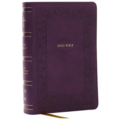 Abbildung von NKJV Compact Paragraph Style Bible w/ 43,000 Cross References, Purple Leathersoft, Red Letter, Comfort Print: Holy Bible, New King James Version: Version