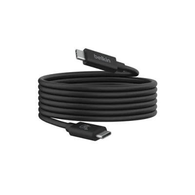 Abbildung von Belkin Connect USB4 Kabel, 2 m Ladekabel, USB C auf Kabel mit 240 W Power Delivery, 20 Gbit/s konformes kompatibel Geräten wie MacBook, Windows Laptops und Chromebook