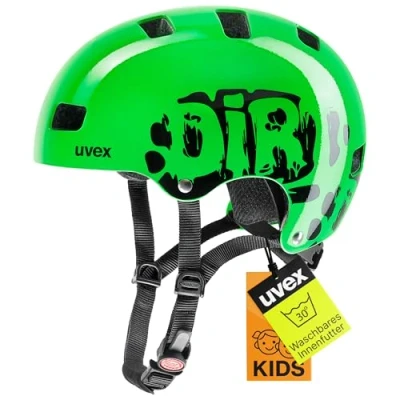 Abbildung von Uvex Kinder Kid 3 Fahrradhelm, Grün (Dirtbike Green), 51 55 cm