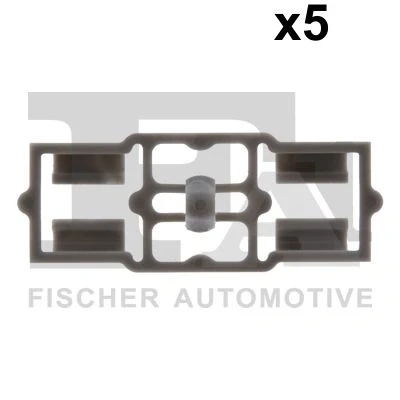 Abbildung von FA1 10 40075.5 Clip, Zier /Schutzleiste grau BMW: X5, 7
