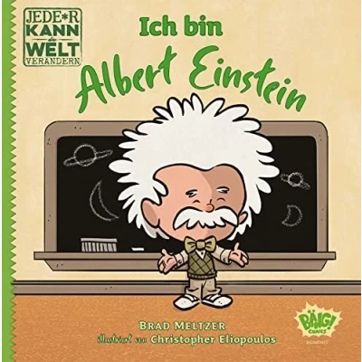 Abbildung von Jede*r kann die Welt verändern! Ich bin Albert Einstein