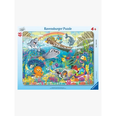 Abbildung von Ravensburger Rahmenpuzzle Meeresfreunde 48 Teile