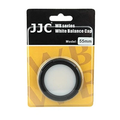 Abbildung von JJC Easy Snap Weißabgleichkappe für 55mm Filter Durchmesser