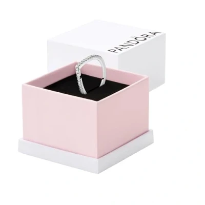 Abbildung von Pandora Sparkling Wishbone Ring, Damen, Größe: 54, Sterling silver