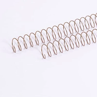 Abbildung von Craftelier 2 Spiralen Set zum Binden von Alben, Notizbüchern oder Agenden Ideal für Scrapbooking und Bastelprojekte Ø 2,54 cm (1&quot;) Länge 30,5 (12&quot;) Farbe Pink Gold