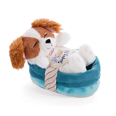 Abbildung von Nici Kuscheltier Sleeping Pets, Welpe Cockerspaniel, 12 cm, im Körbchen