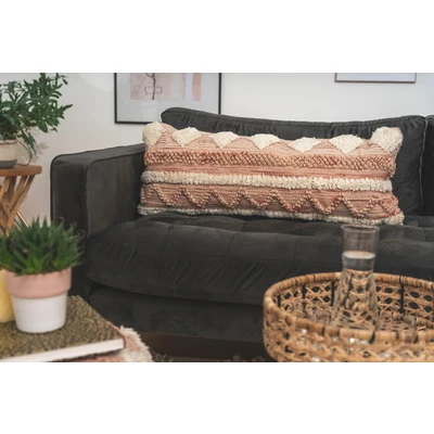 Abbildung von Kissen Bohist 225 Rosa / Creme 45cm x