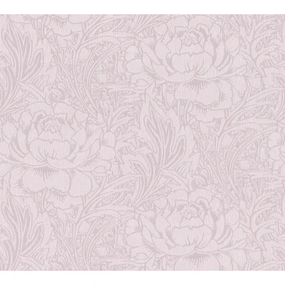 Abbildung von living walls Vliestapete &quot;Mata Hari&quot;, geblümt floral natürlich, Florale Tapete Blumen Tapeten Wohnzimmer Schlafzimmer Küche Anthrazit