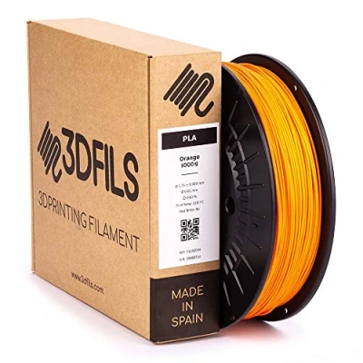 Abbildung von 3DFILS EsFil PLA Ingeo 3D850 Filament für 3D Drucker, 1,75 mm, 1 kg, Orange