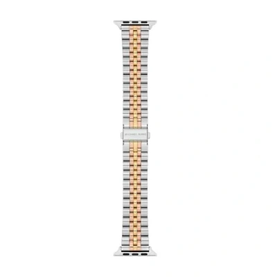 Abbildung von Michael Kors Damen Uhrenarm band für Apple Watch 22 MM Mehrfarbig Edelstahl, MKS8065E