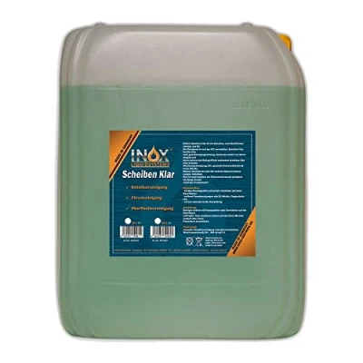Abbildung von INOX® Scheiben Klar Scheibenreiniger Konzentrat, 10L Glasreiniger für Autoscheiben