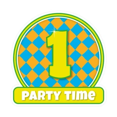 Abbildung von Türbrett 1 Jahr Party 50 cm