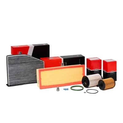 Abbildung von MAPCO 68906 Filter Satz mit Luftfilter fünfteilig VOLKSWAGEN: Caddy 3 Kombi, Jetta 3, Touran I, AUDI: A3 Sportback, Schrägheck