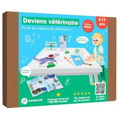 Abbildung von Deviens vétérinaire kit ludo éducatif 8 12 ans: Ouvre ta clinique et prends soin de tes patients