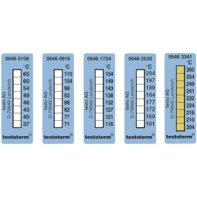Abbildung von TESTO Temperatur Messstreifen 50 x 18 mm (0646 1724)