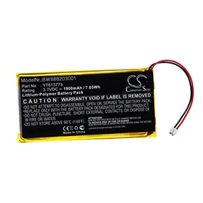 Abbildung von vhbw Akku kompatibel mit xDuoo X3 MP3 Player Musik (1900mAh, 3,7V, Li Polymer)