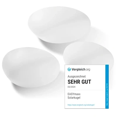 Abbildung von EASYmaxx LED Solarleuchte Stein Set flach 3 tlg.