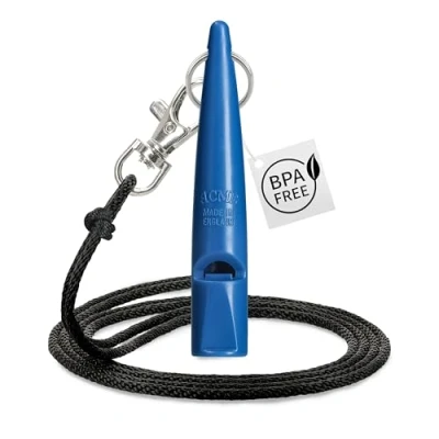 Abbildung von ACME Hundepfeife No. 211,5 + GRATIS Pfeifenband Das Original aus England laut und weitreichend (Snorkel Blue)