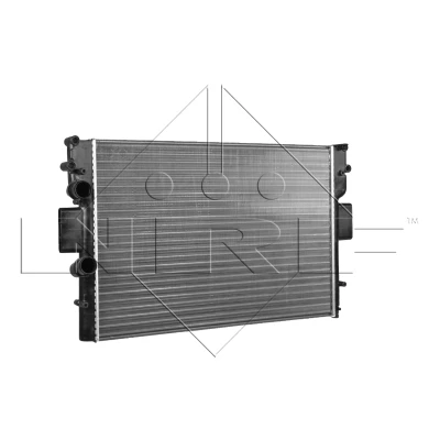 Abbildung von NRF 58361 Kühler, Motorkühlung Aluminium 650 453 34 Kühlrippen mechanisch gefügt IVECO: DAILY 4 Kasten/Kombi, Pritsche/Fahrgestell