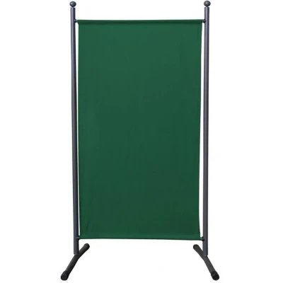 Abbildung von QUICK STAR Paravent 180 x 78 cm Stoff Raumteiler Klein Garten Stellwand Trennwand Balkon Sichtschutz Grün