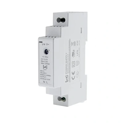 Abbildung von SeKi Hutschienen Netzteil H 15 5 5V 2,4A 12W DIN Rail Schienen Netzteil, 12 Watt (2,4A)