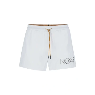 Abbildung von BOSS Mooneye Badeshorts, Herren, Größe: XXL, White