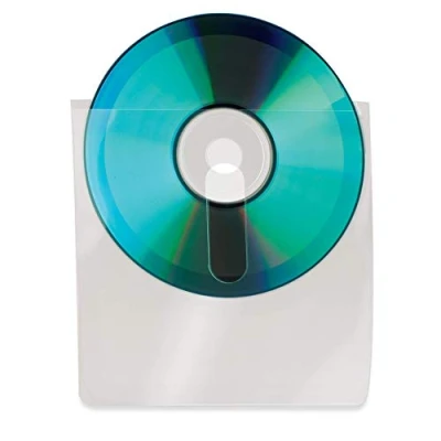 Abbildung von 3L CD Taschen/10236 127x127mm transparent mit Fingerschlitz Inh.10