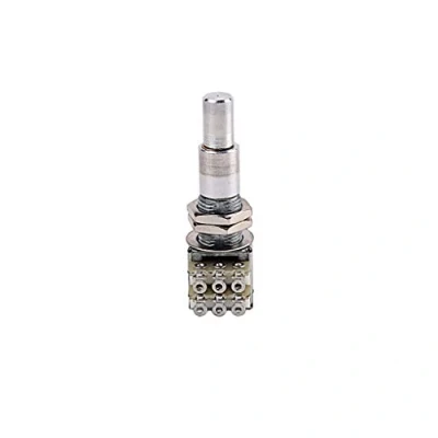 Abbildung von Alnicov Gitarren Bass Mini Dual Pots Gestapeltes konzentrisches Potentiometer mit Mittelarretierung B100K