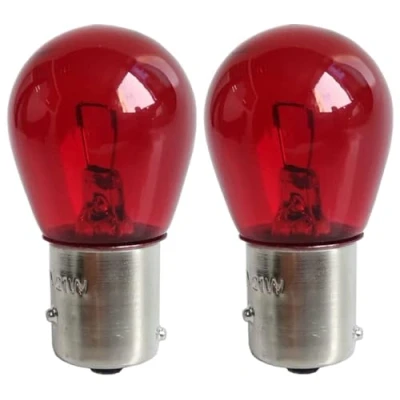 Abbildung von cyclingcolors 2x glühbirne 12V 21W BAW15S PR21W rot 12088 7508 glühlampe Auto