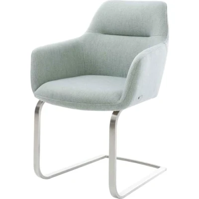 Abbildung von Schwingstuhl Pejo Flex Stripes Mint Freischwinger flach Edelstahl