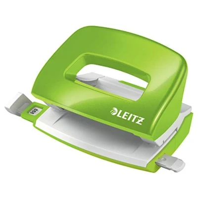 Abbildung von LEITZ Lochstanzer 5060 NeXXt WOW Mini, 2 fach bis 10 Blatt, für A4, A5, A6, 8x8x8 cm, US, Folio
