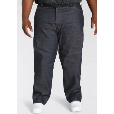 Abbildung von Levi&#039;s Plus 501 Original Jeans Straight Leg, Herren, Größe: 46x32, Dark blue